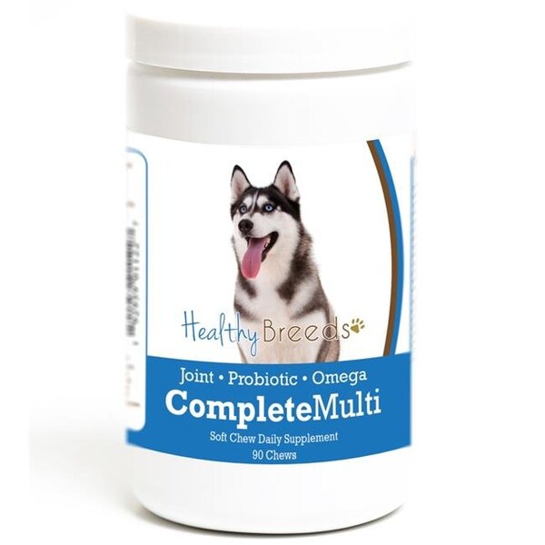 Healthy Breeds 192959011227 Siberian Husky all in one Multivitamin Soft Chew - 90 Count 192959011227 - main